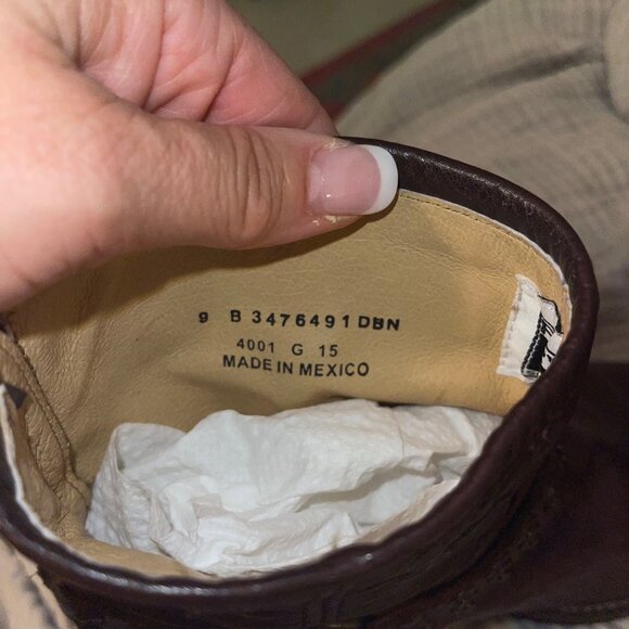 Fyre Womens Boots Size 9 Brown Phillip Harness Studded Ankle Leather Casual - Picture 7 of 15